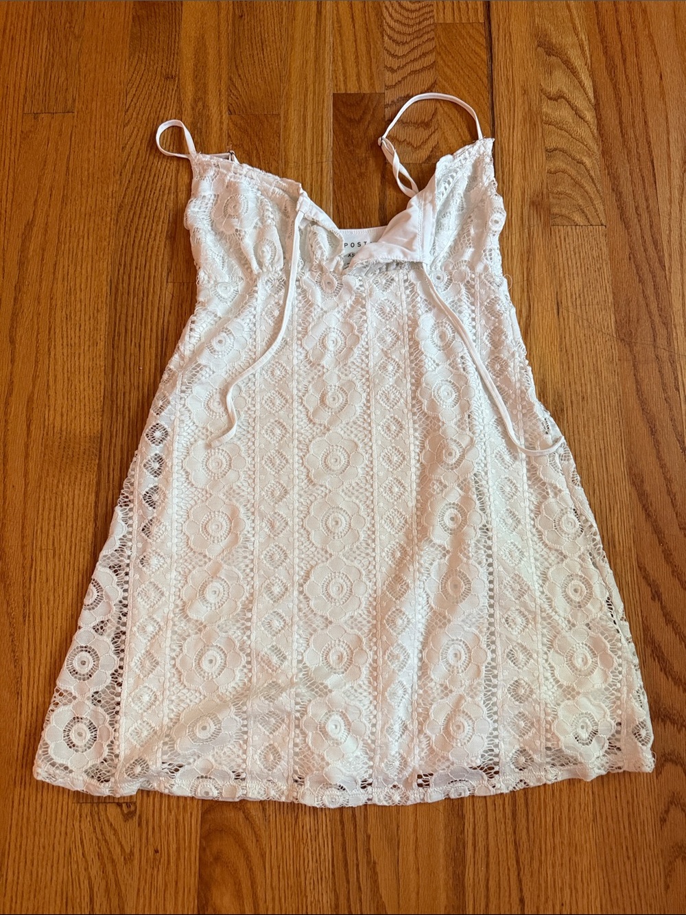 Aeropostale White Lace Babydoll dress
